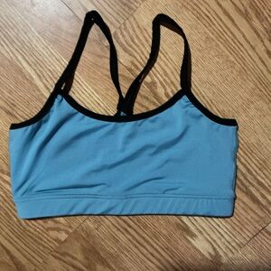TKO Women's Blue Sports Bra Size Large